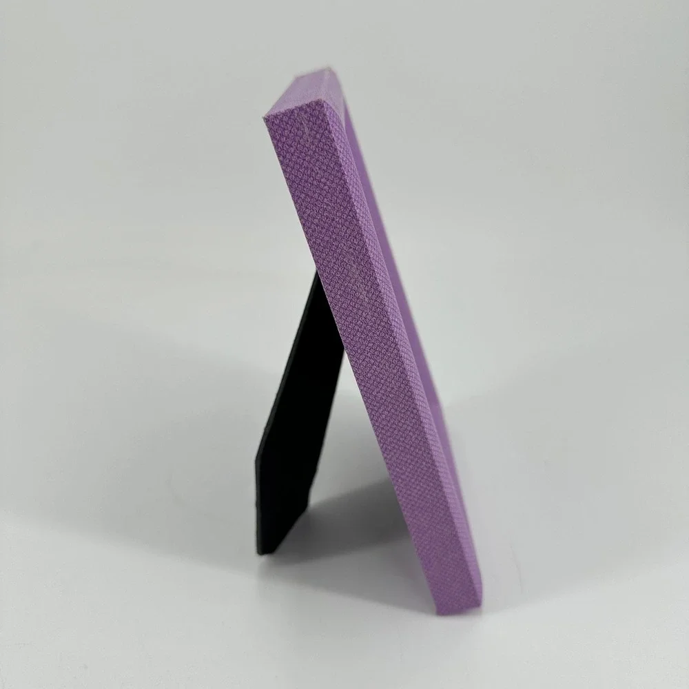 Decorel Purple Textured Fabric 4x6 Tabletop Picture Frame 1366G6W